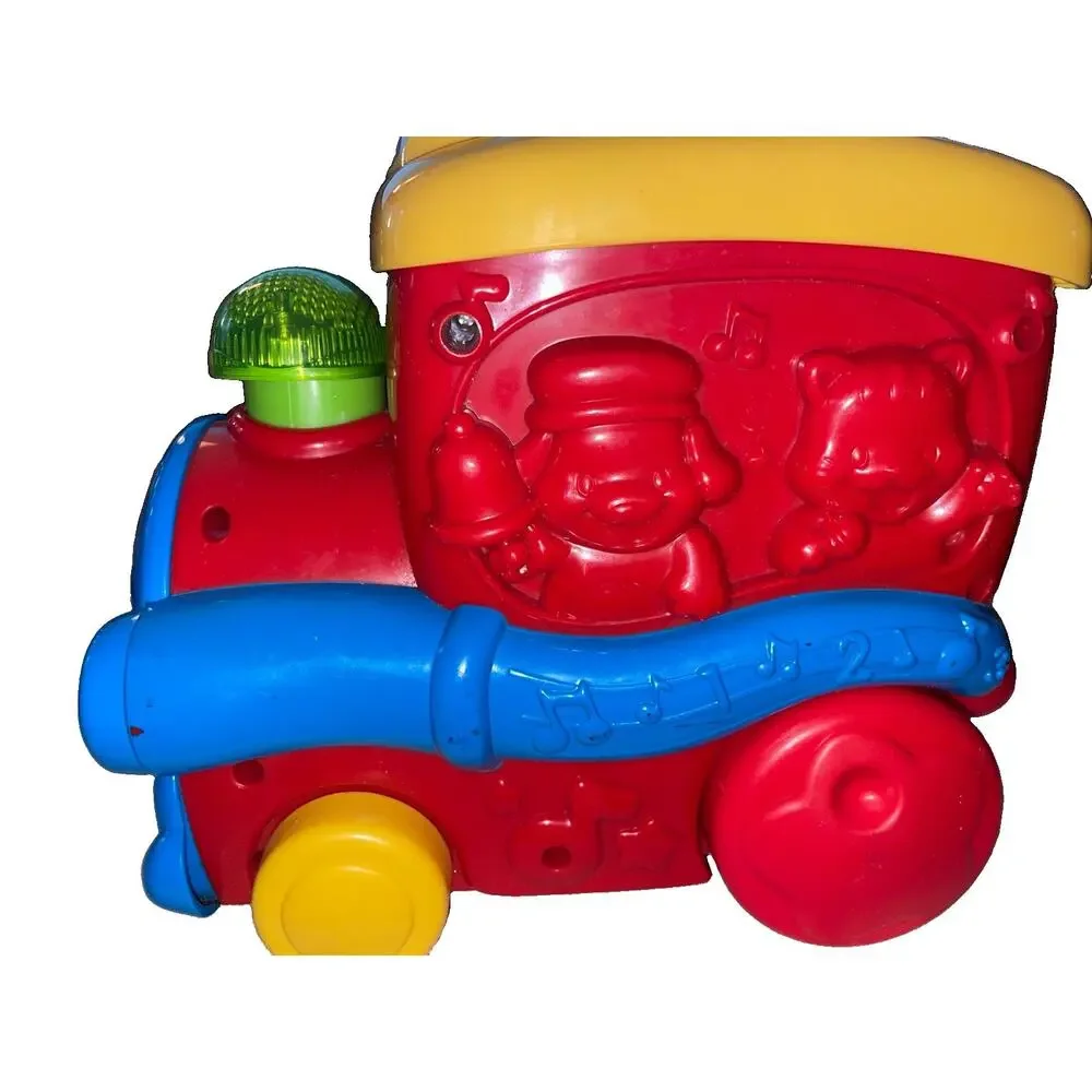 Vtech Musical Fun Choo Choo Train Engine Tested Works Plays Music Talks Lights